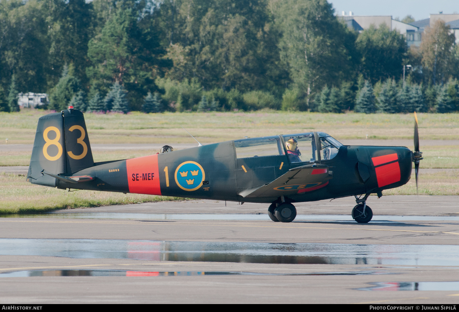 Aircraft Photo of SE-MEF / 50083 | Saab Sk50C Safir (91C) | Sweden - Air Force | AirHistory.net #221122