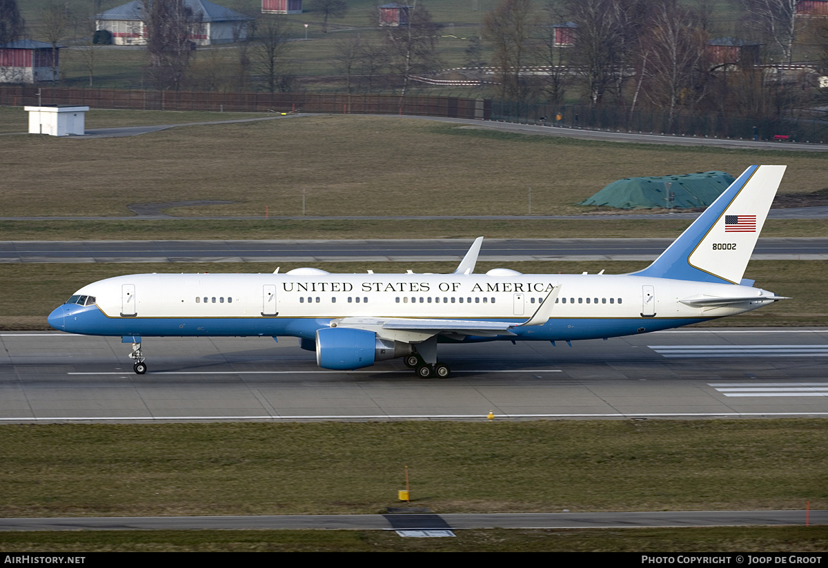 Aircraft Photo of 98-0002 / 80002 | Boeing C-32A (757-200) | USA - Air Force | AirHistory.net #221211