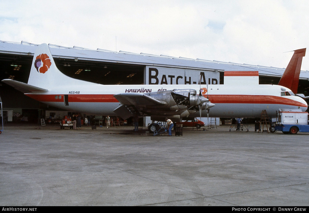Aircraft Photo of N5541B | Lockheed L-188C(F) Electra | Hawaiian Air Cargo | AirHistory.net #221242