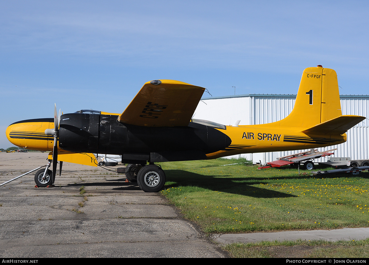 Aircraft Photo of C-FPGF | Douglas A-26C Invader | Air Spray | AirHistory.net #221246