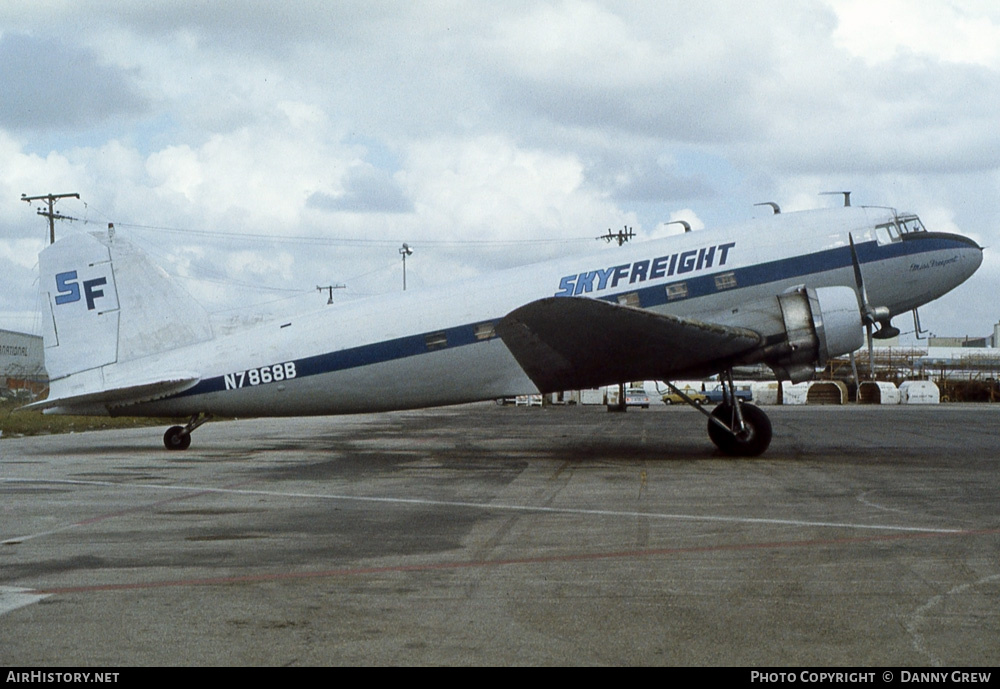 Aircraft Photo of N7868B | Douglas VC-47D Skytrain | Skyfreight | AirHistory.net #221251