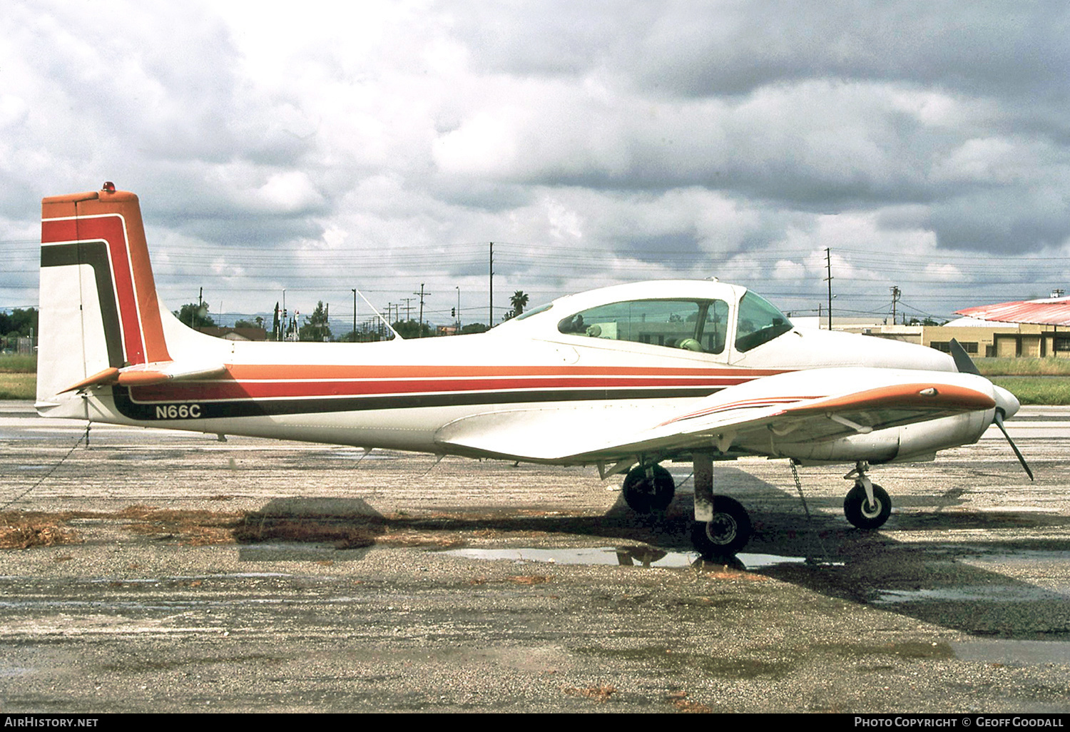Aircraft Photo of N66C | Temco / Riley D-16 Twin Navion | AirHistory.net #221267