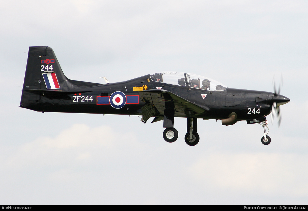Aircraft Photo of ZF244 | Short S-312 Tucano T1 | UK - Air Force | AirHistory.net #221281