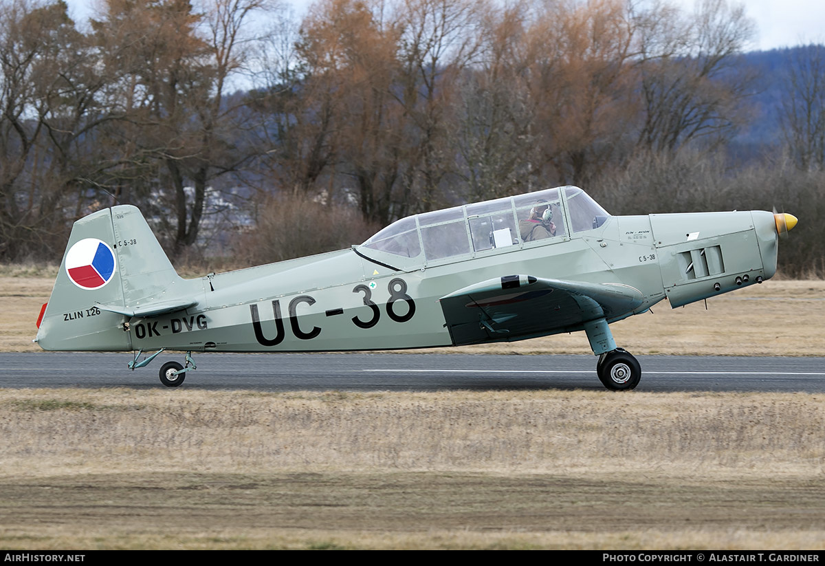 Aircraft Photo of OK-DVG / UC-38 | Zlin Z-126 Trener 2 | Czechoslovakia - Air Force | AirHistory.net #221300
