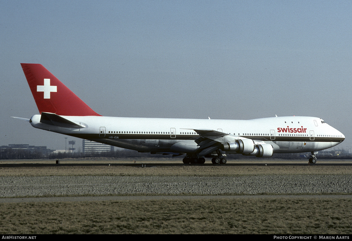 Aircraft Photo of HB-IGA | Boeing 747-257B | Swissair | AirHistory.net #221317