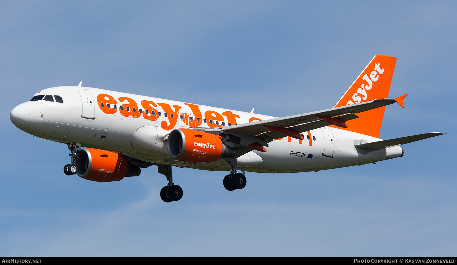 Aircraft Photo of G-EZBK | Airbus A319-111 | EasyJet | AirHistory.net #221330