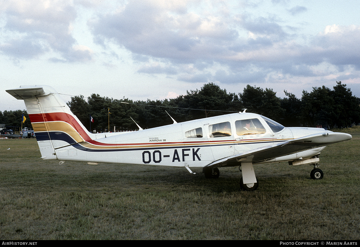 Aircraft Photo of OO-AFK | Piper PA-28RT-201 Arrow IV | AirHistory.net #221341