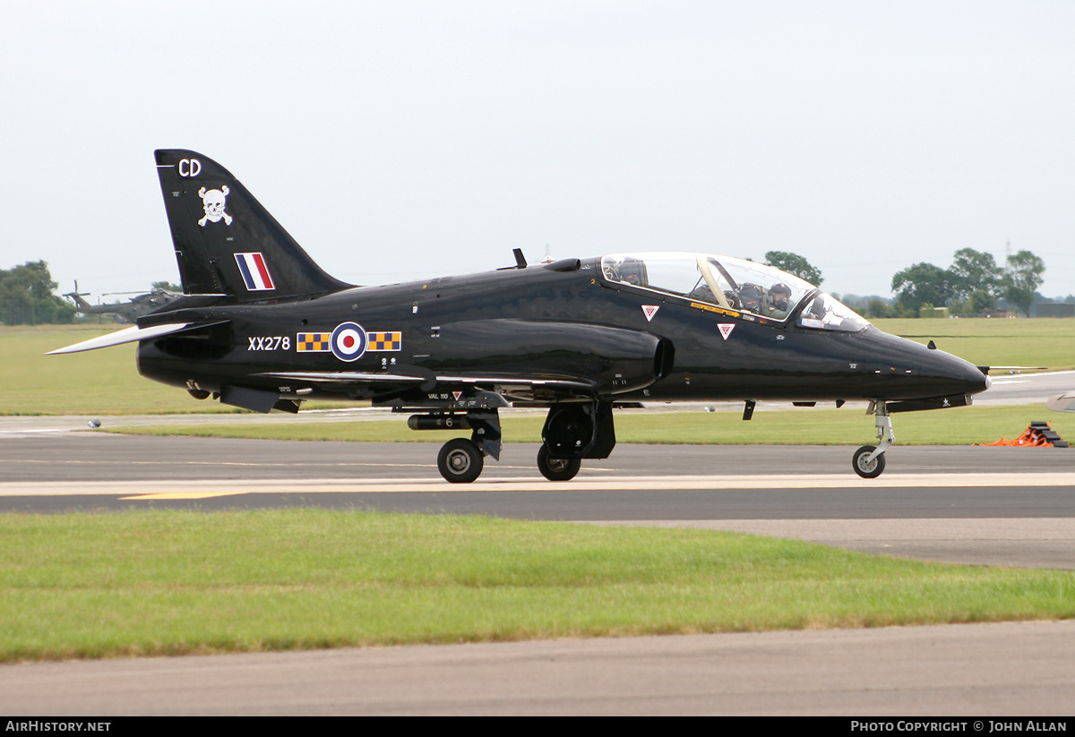 Aircraft Photo of XX278 | British Aerospace Hawk T1A | UK - Air Force | AirHistory.net #221360