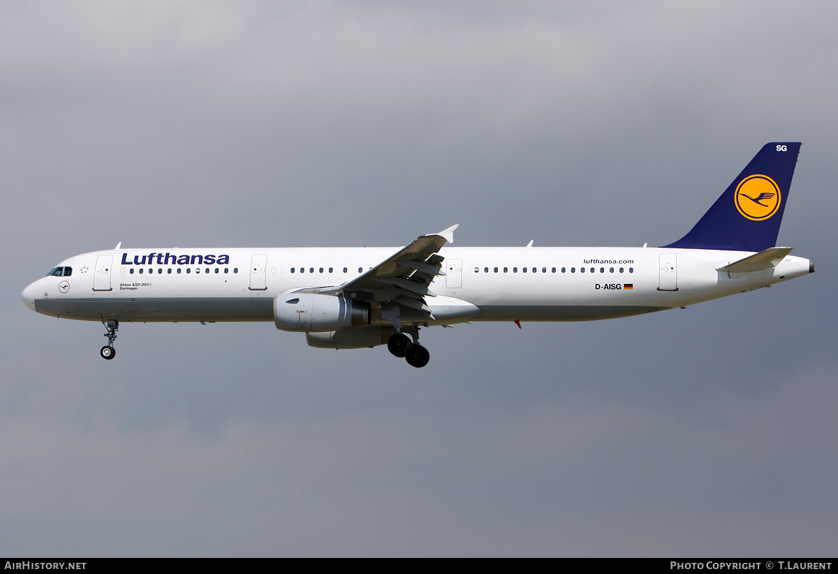 Aircraft Photo of D-AISG | Airbus A321-231 | Lufthansa | AirHistory.net #221376