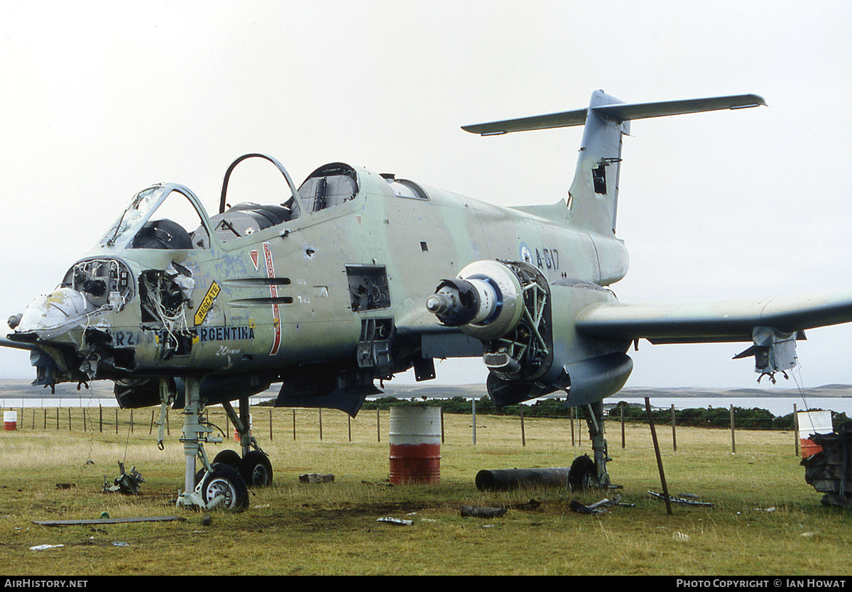 Aircraft Photo of A-517 | FMA IA-58A Pucara | Argentina - Air Force | AirHistory.net #221382