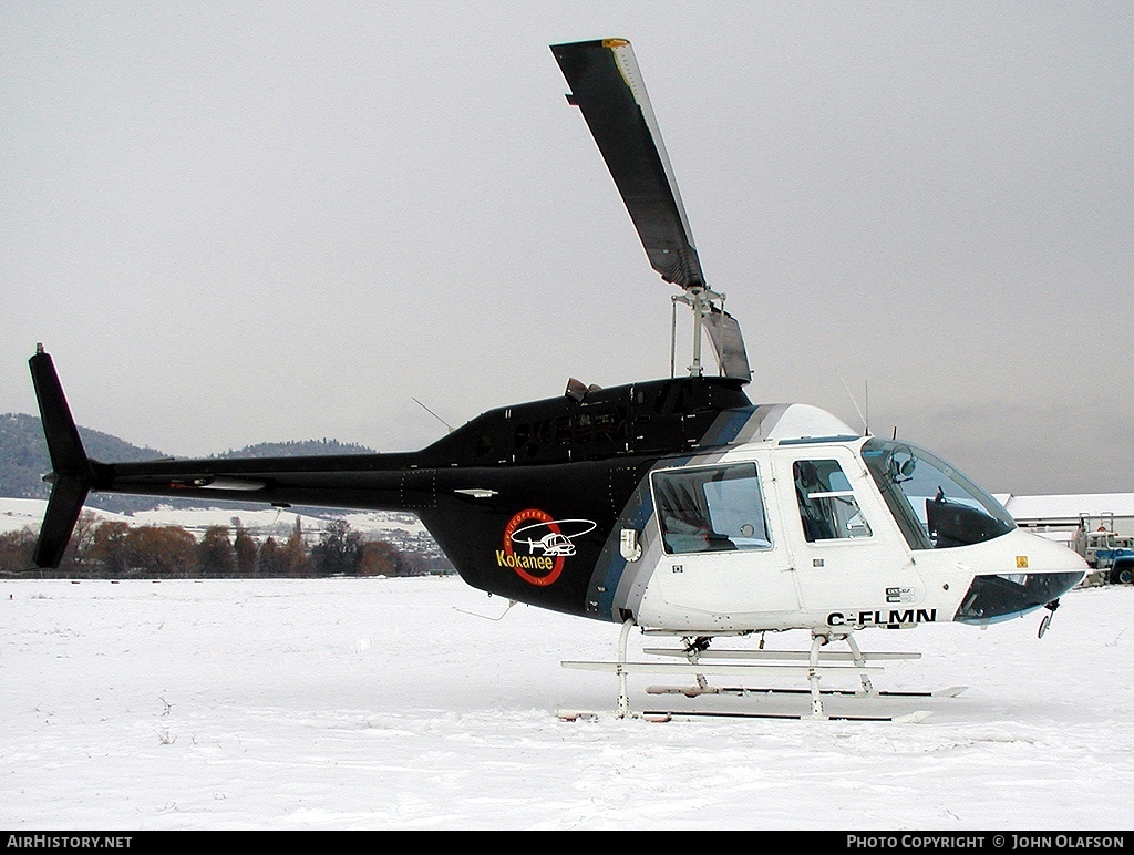 Aircraft Photo of C-FLMN | Bell 206B JetRanger II | Kokanee Helicopters | AirHistory.net #221386