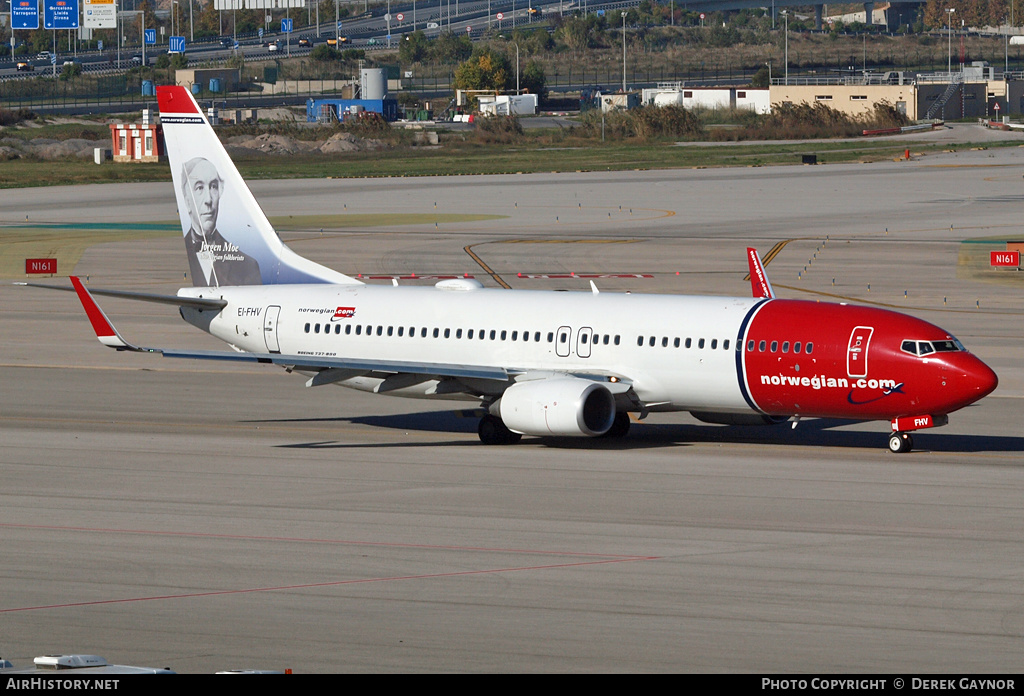Aircraft Photo of EI-FHV | Boeing 737-8JP | Norwegian | AirHistory.net #221399