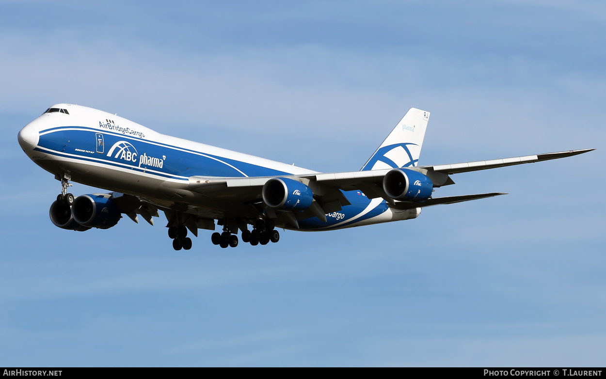 Aircraft Photo of VQ-BRJ | Boeing 747-8HVF/SCD | ABC Pharma - AirBridgeCargo Airlines | AirHistory.net #221407