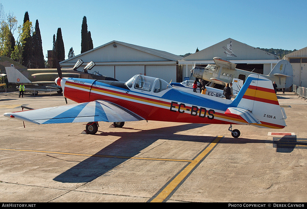 Aircraft Photo of EC-BDS | Zlin Z-526A Akrobat | AirHistory.net #221429
