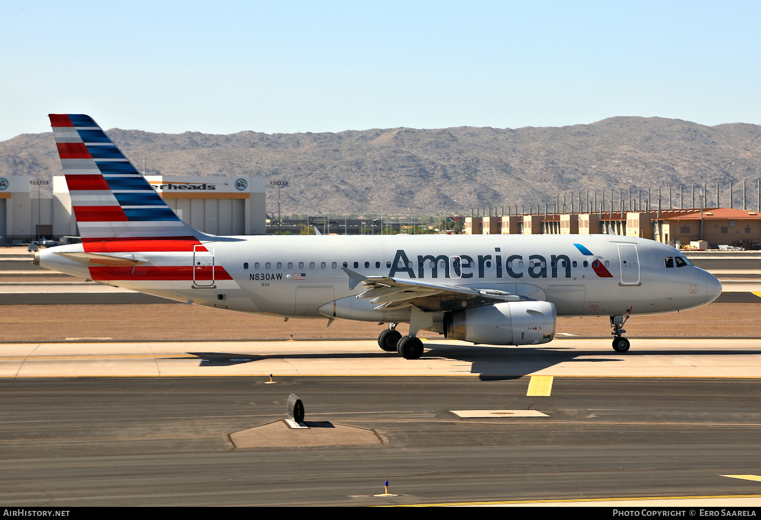 Aircraft Photo of N830AW | Airbus A319-132 | American Airlines | AirHistory.net #221458