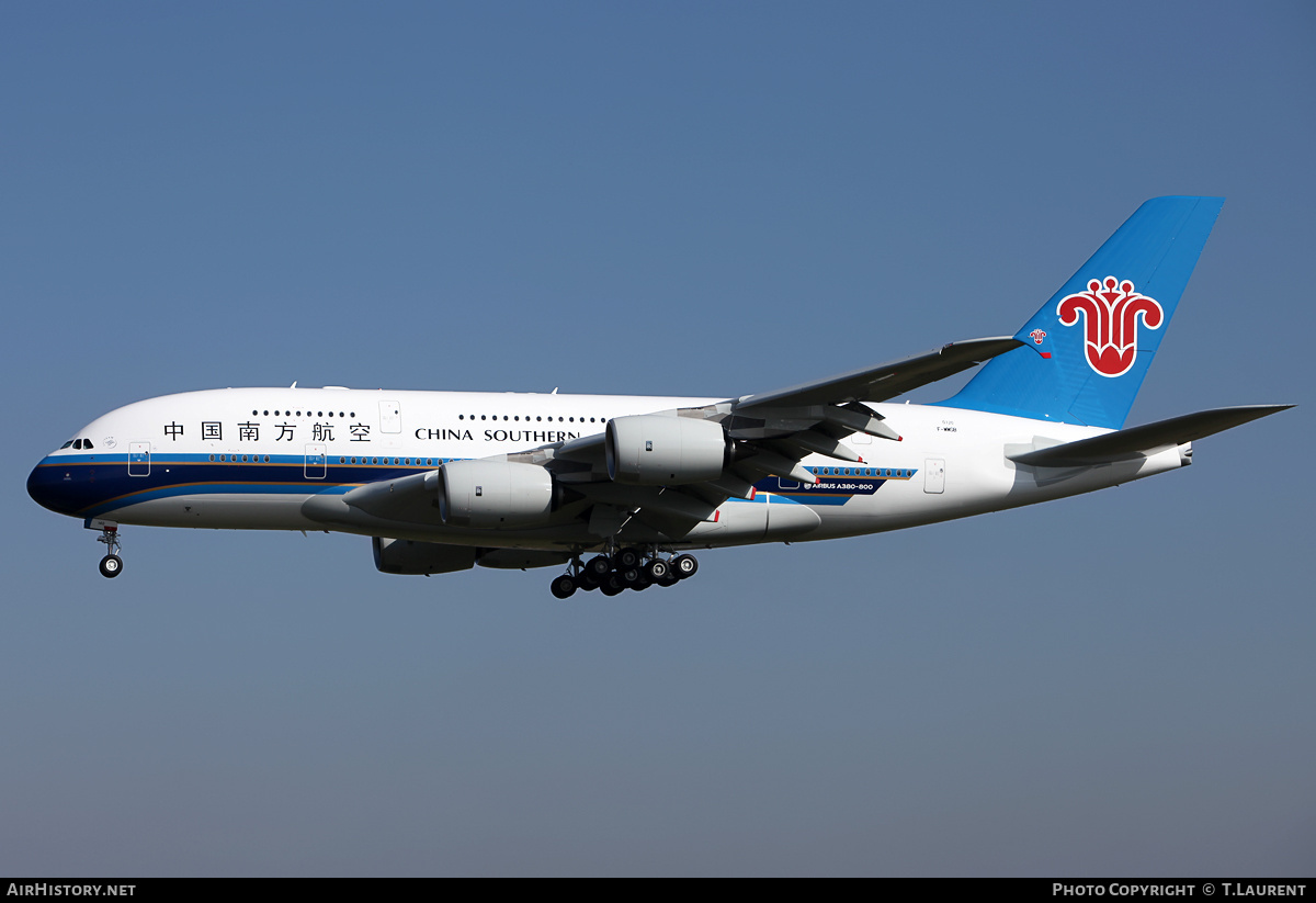 Aircraft Photo of F-WWSB | Airbus A380-841 | China Southern Airlines | AirHistory.net #221466