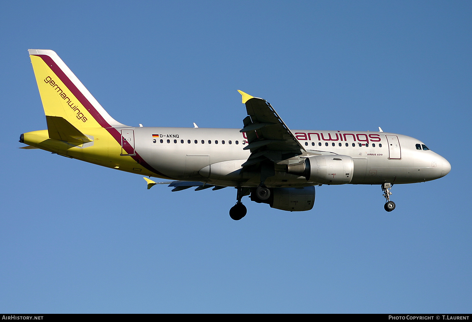 Aircraft Photo of D-AKNQ | Airbus A319-112 | Germanwings | AirHistory.net #221467