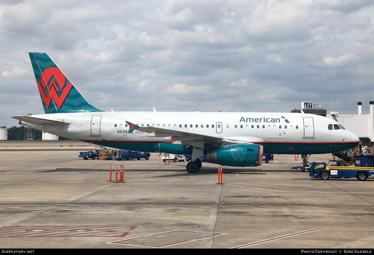 Aircraft Photo of N838AW | Airbus A319-132 | American Airlines | America West Airlines | AirHistory.net #221479