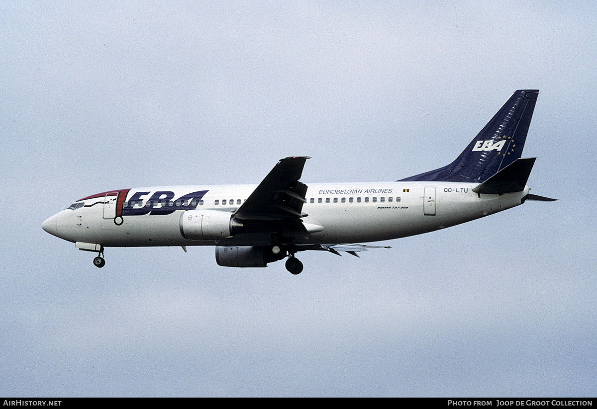Aircraft Photo of OO-LTU | Boeing 737-33A | EBA - Eurobelgian Airlines | AirHistory.net #221480