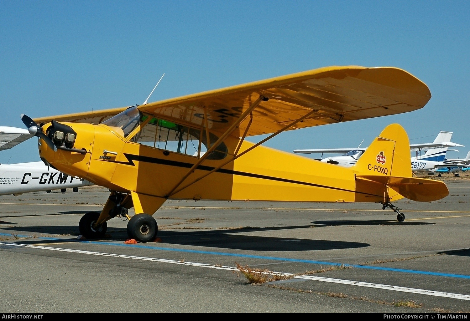 Aircraft Photo of C-FOXQ | Piper J-3C-65 Cub | AirHistory.net #221482