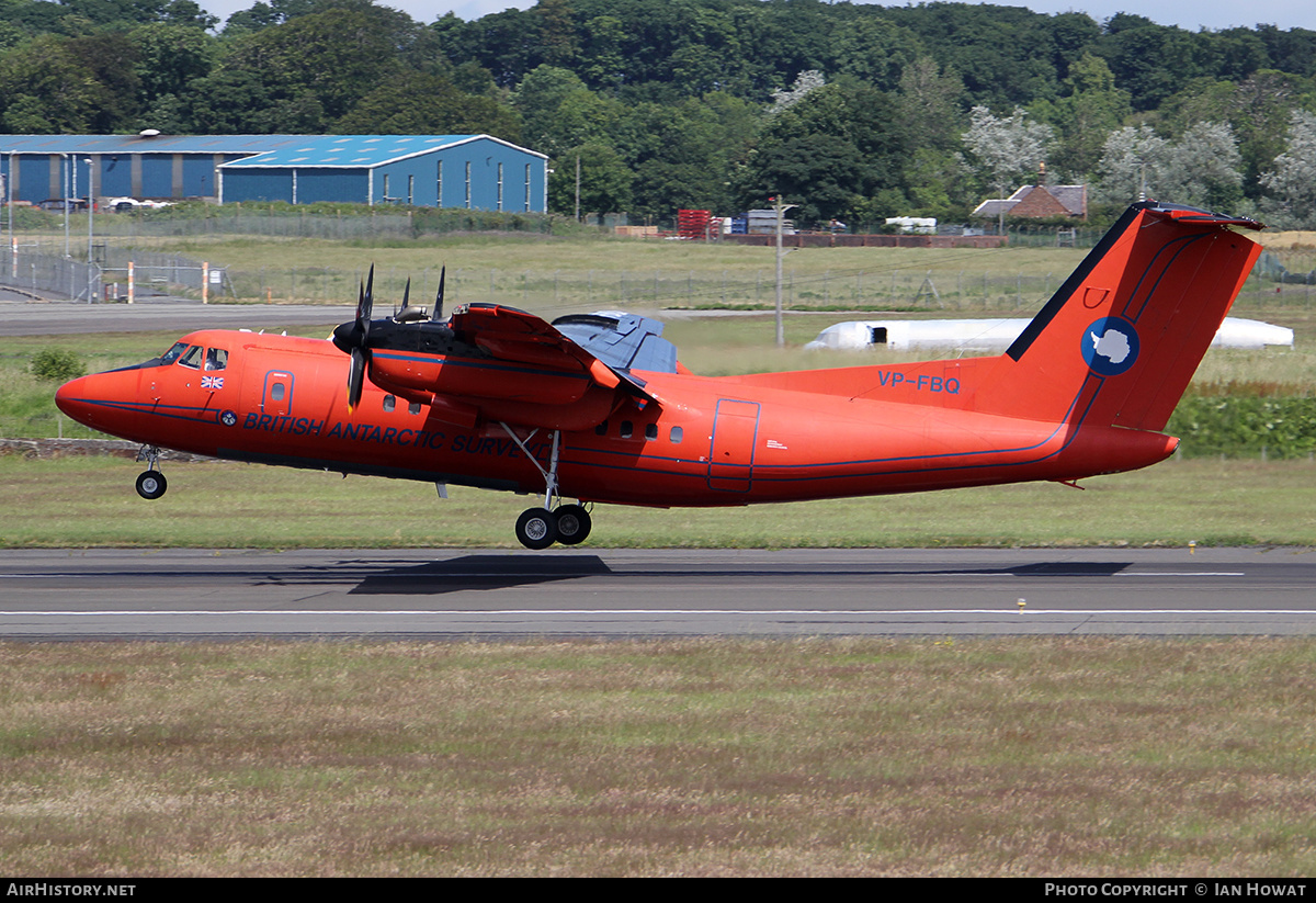 Aircraft Photo of VP-FBQ | De Havilland Canada DHC-7-110 Dash 7 | British Antarctic Survey | AirHistory.net #221492