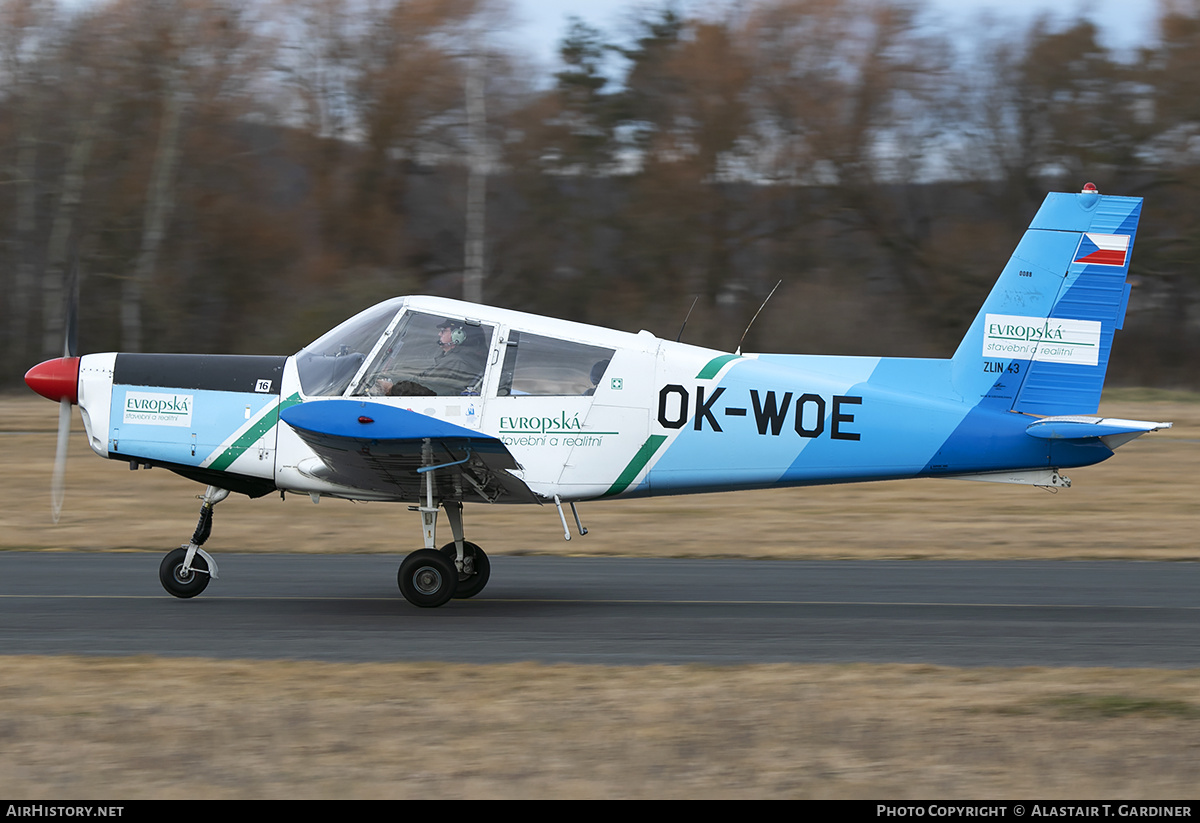Aircraft Photo of OK-WOE | Zlin Z-43 | AirHistory.net #221522