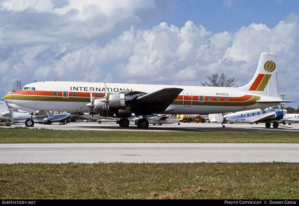 Aircraft Photo of N74303 | Douglas DC-7C | Club International | AirHistory.net #221546