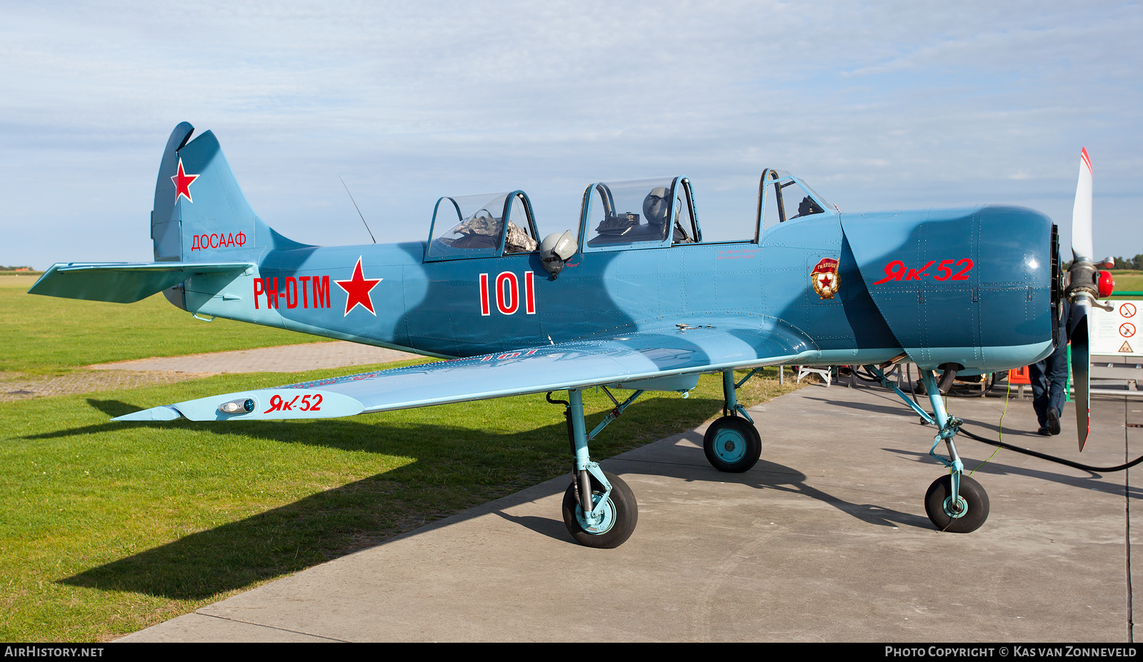 Aircraft Photo of PH-DTM / 101 red | Yakovlev Yak-52 | Soviet Union - DOSAAF | AirHistory.net #221547