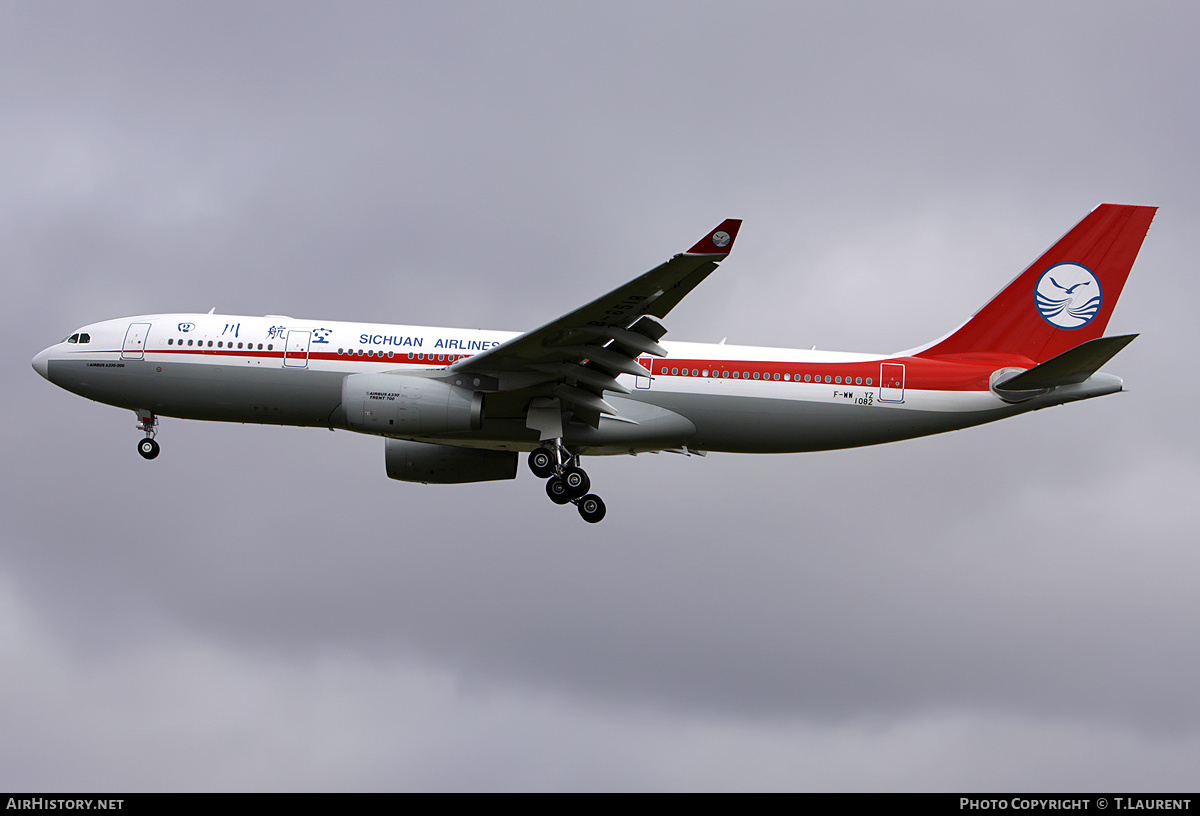 Aircraft Photo of F-WWYZ | Airbus A330-243 | Sichuan Airlines | AirHistory.net #221549