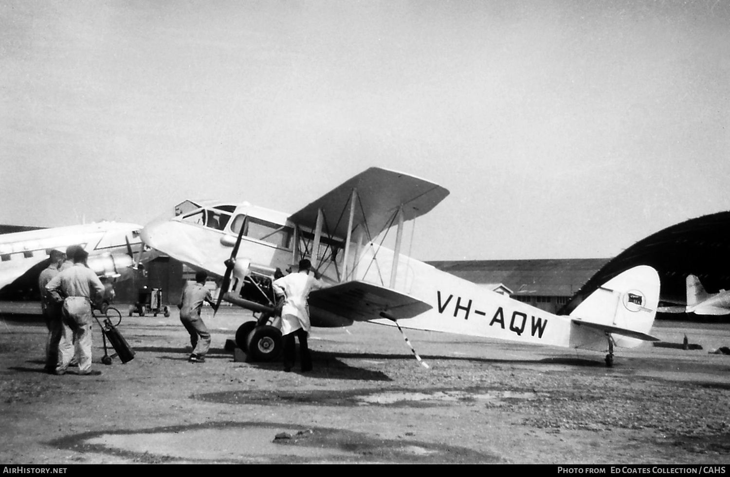 Aircraft Photo of VH-AQW | De Havilland D.H. 84A Dragon 3 | Qantas | AirHistory.net #221565