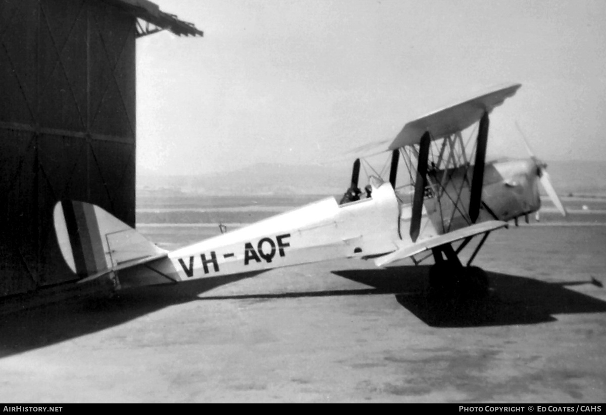 Aircraft Photo of VH-AQF | De Havilland D.H. 82A Tiger Moth | AirHistory.net #221568