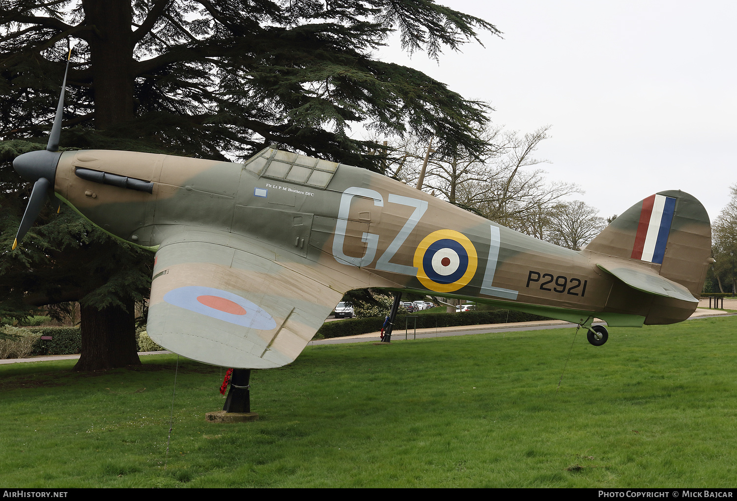 Aircraft Photo of P2921 | Hawker Hurricane (model) | UK - Air Force | AirHistory.net #221589