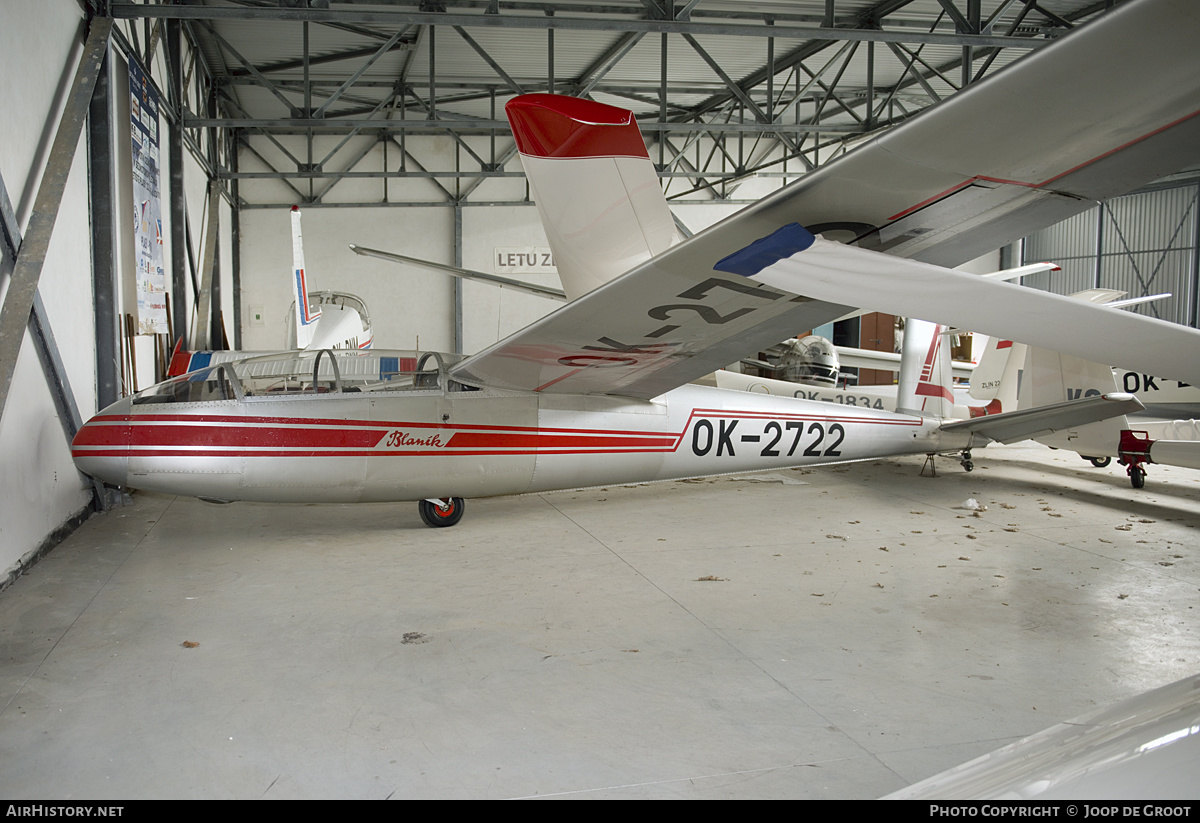 Aircraft Photo of OK-2722 | Let L-13A Blanik | AirHistory.net #221625