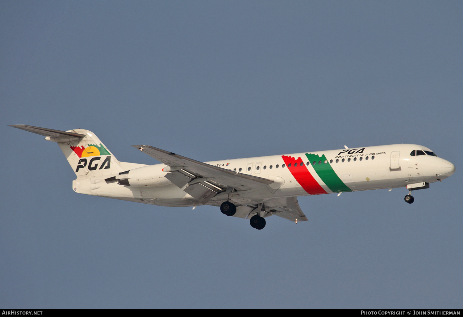 Aircraft Photo of CS-TPA | Fokker 100 (F28-0100) | Portugália Airlines - PGA | AirHistory.net #221683
