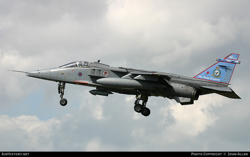 Aircraft Photo of XX112 | Sepecat Jaguar GR3A | UK - Air Force | AirHistory.net #221684