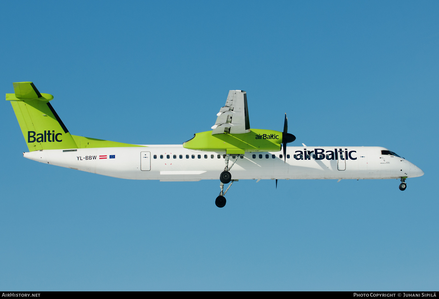 Aircraft Photo of YL-BBW | Bombardier DHC-8-402 Dash 8 | AirBaltic | AirHistory.net #221691