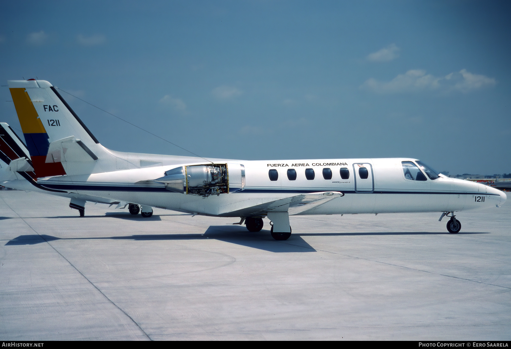 Aircraft Photo of FAC1211 | Cessna 550 Citation II | Colombia - Air Force | AirHistory.net #221718