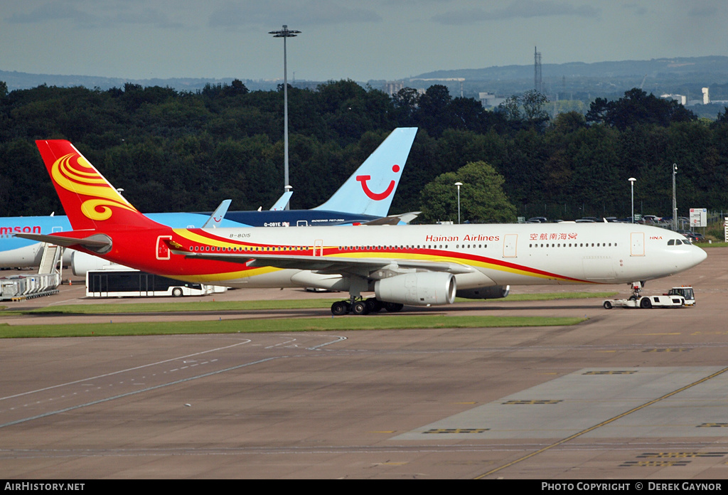 Aircraft Photo of B-8015 | Airbus A330-343 | Hainan Airlines | AirHistory.net #221752