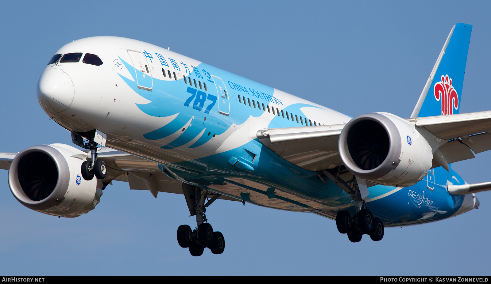 Aircraft Photo of B-2787 | Boeing 787-8 Dreamliner | China Southern Airlines | AirHistory.net #221754