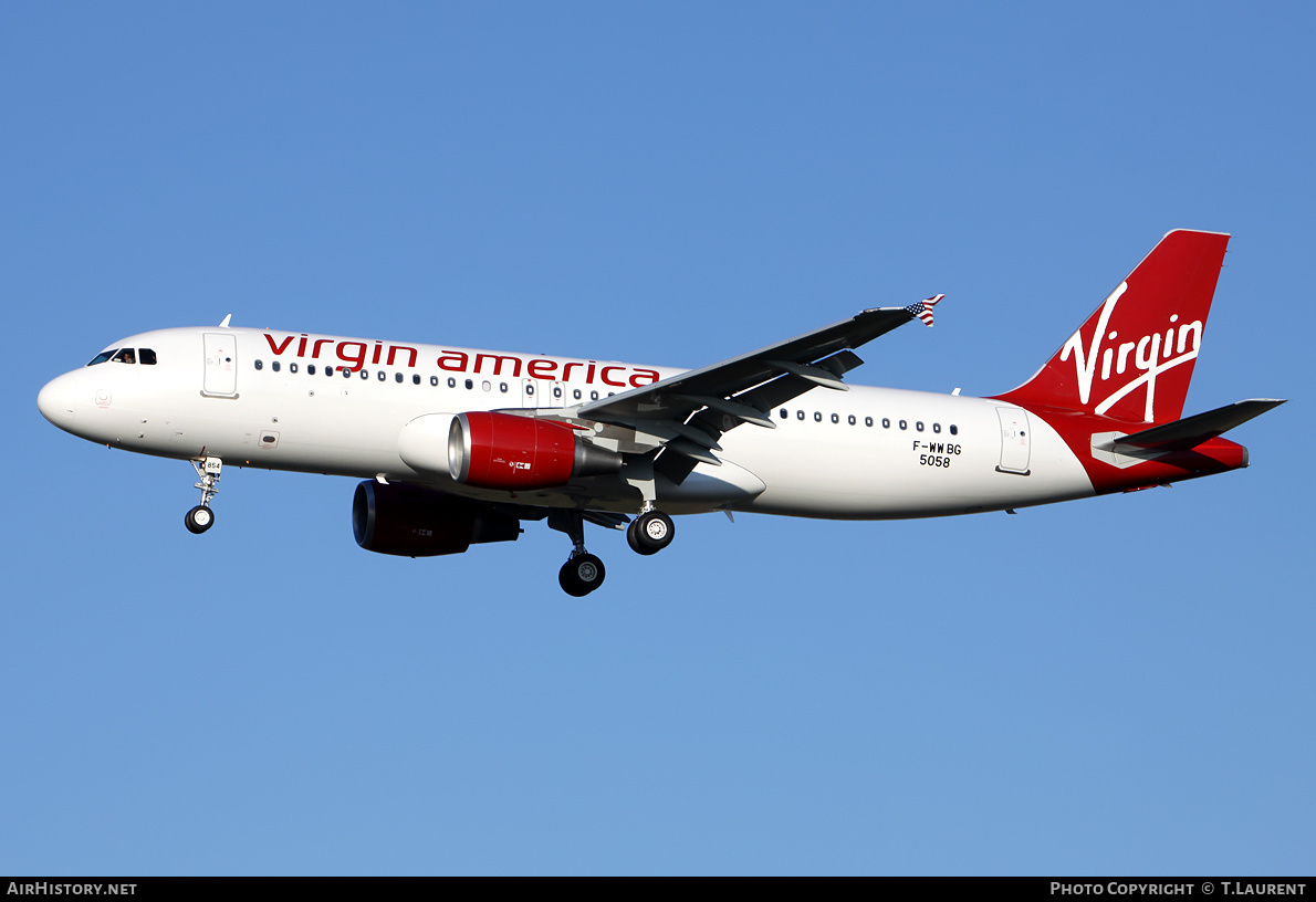 Aircraft Photo of F-WWBG | Airbus A320-214 | Virgin America | AirHistory.net #221777