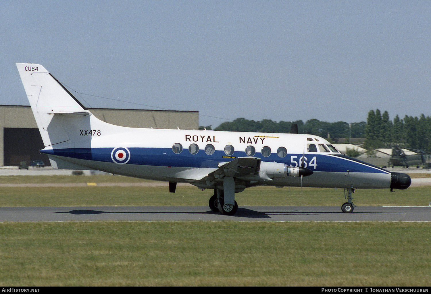 Aircraft Photo of XX478 | Scottish Aviation HP-137 Jetstream T2 | UK - Navy | AirHistory.net #221828