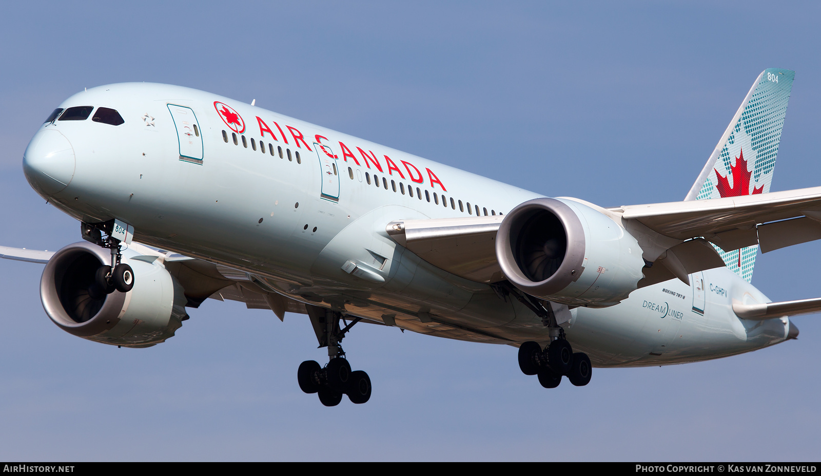 Aircraft Photo of C-GHPV | Boeing 787-8 Dreamliner | Air Canada | AirHistory.net #221832