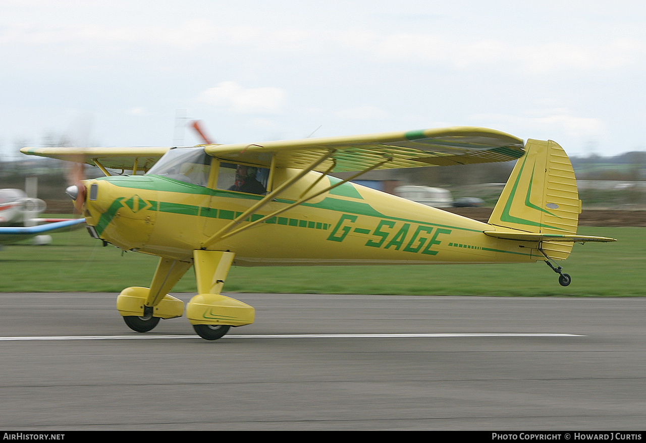 Aircraft Photo of G-SAGE | Luscombe 8A Silvaire | AirHistory.net #221836