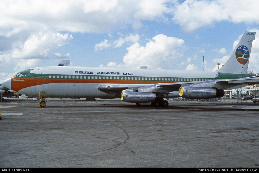Aircraft Photo of VP-HCQ | Boeing 720-022 | Belize Airways Cargo | AirHistory.net #221846