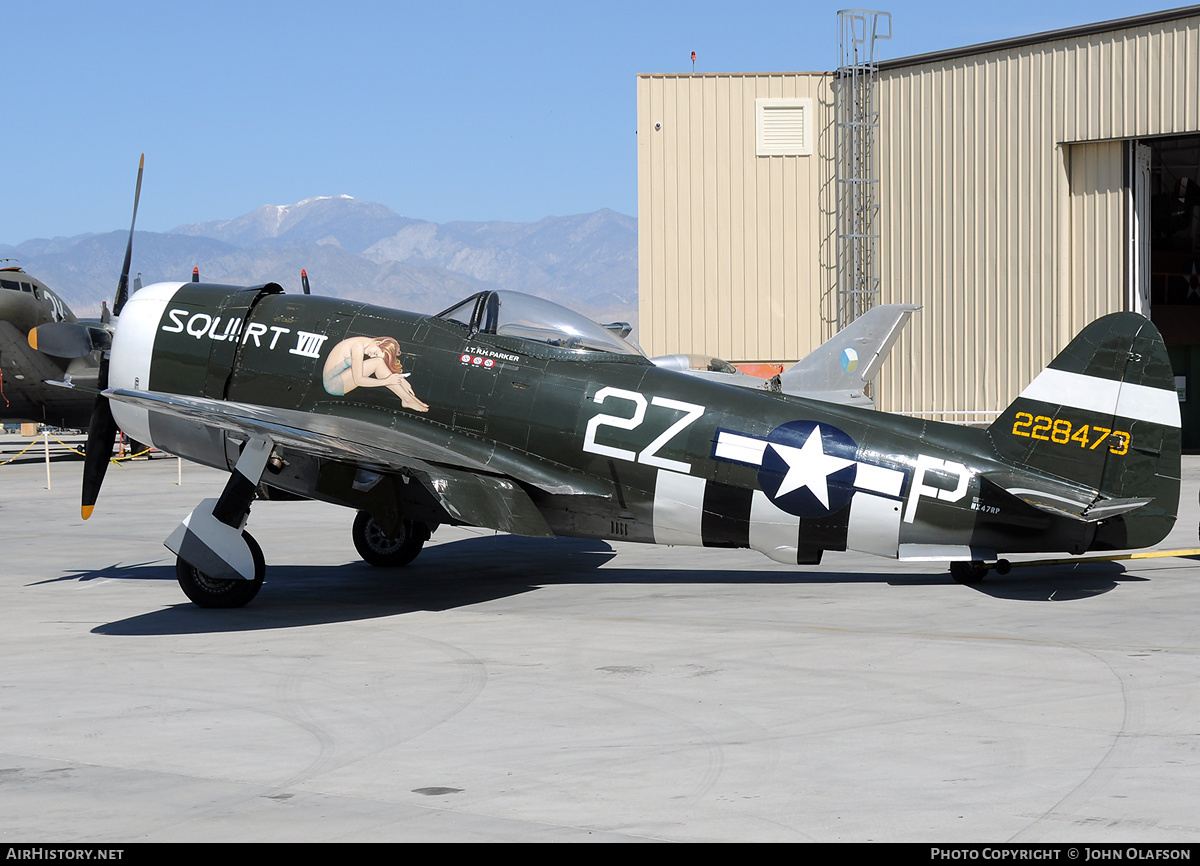 Aircraft Photo of N47RP / NX47RP / 228473 | Republic P-47D Thunderbolt | USA - Air Force | AirHistory.net #221850