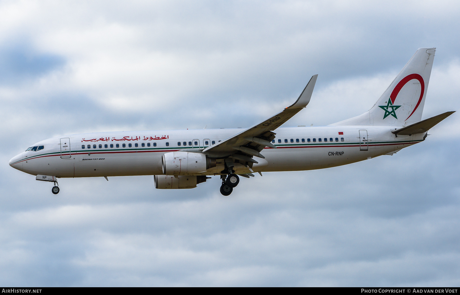 Aircraft Photo of CN-RNP | Boeing 737-8B6 | Royal Air Maroc - RAM | AirHistory.net #221889