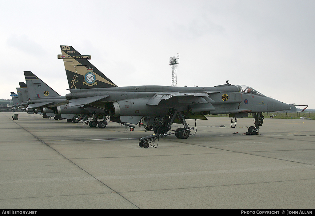Aircraft Photo of XX117 | Sepecat Jaguar GR3A | UK - Air Force | AirHistory.net #221894