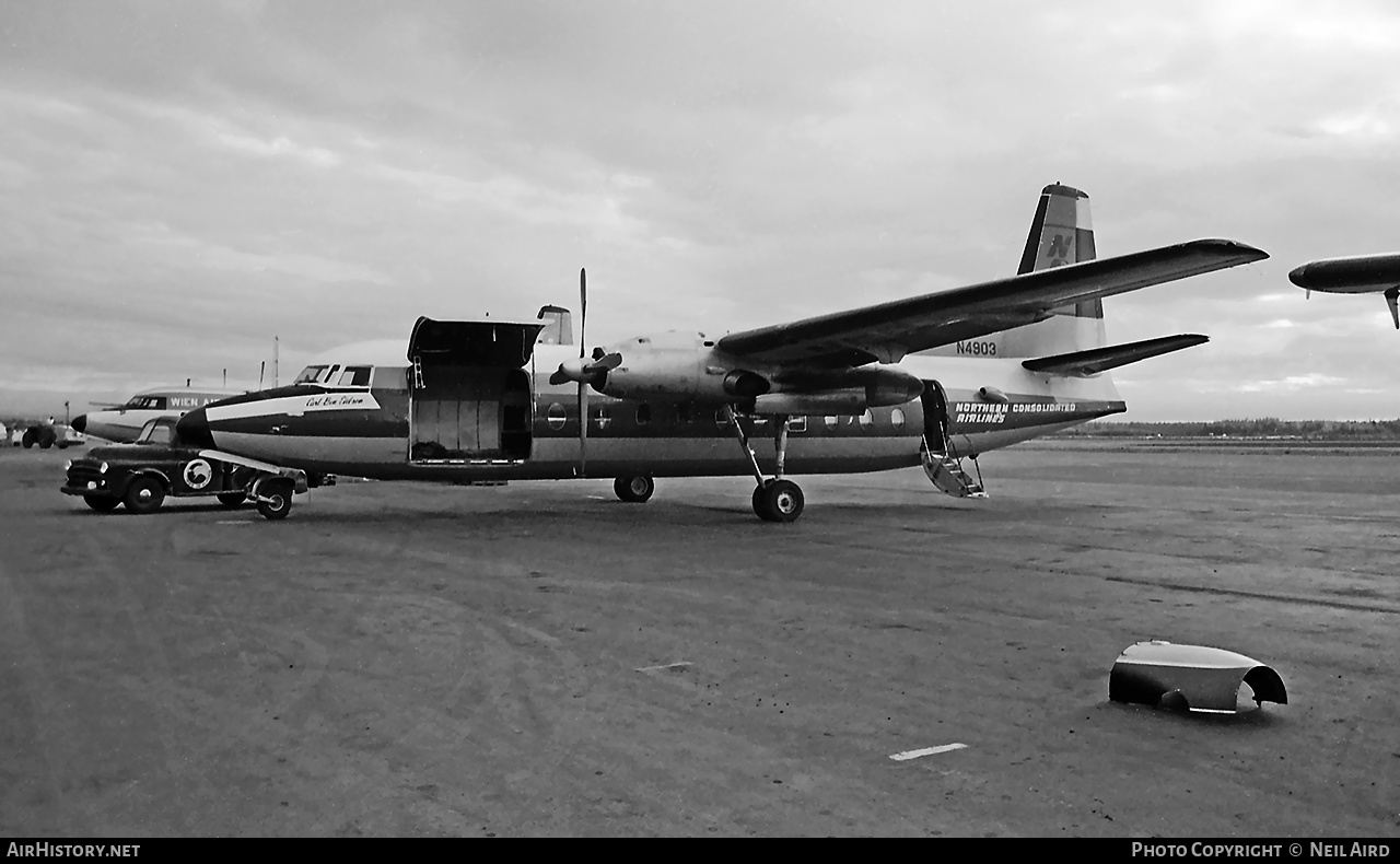 Aircraft Photo of N4903 | Fairchild F-27B | Northern Consolidated Airlines - NCA | AirHistory.net #221903