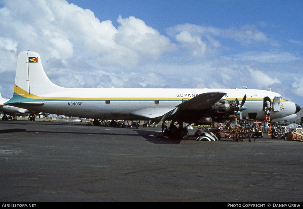 Aircraft Photo of N3486F | Douglas C-118A Liftmaster | Guyana Airways | AirHistory.net #221953