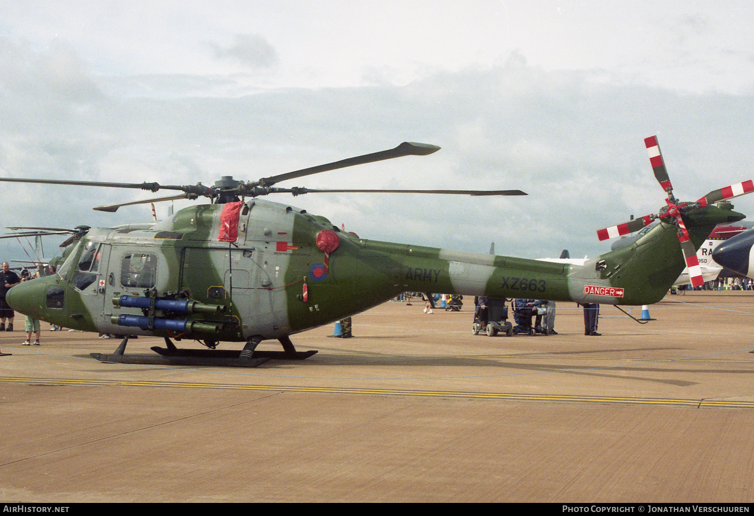 Aircraft Photo of XZ663 | Westland WG-13 Lynx AH7 | UK - Army | AirHistory.net #221957